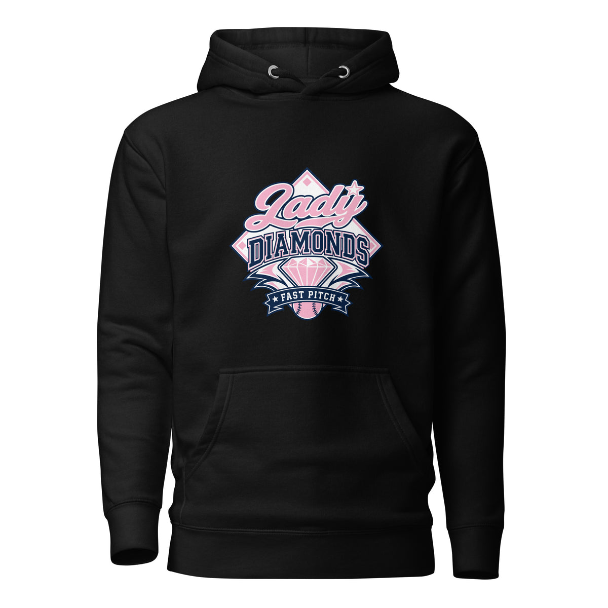 Performance | Hoodie | Lady Diamonds | Emblem Logo