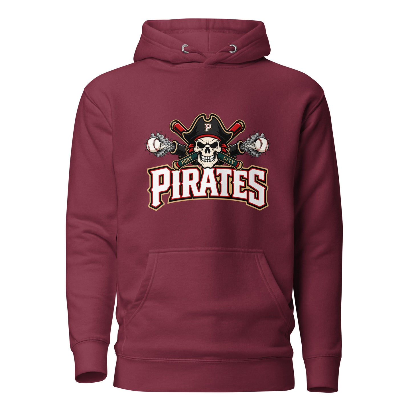 Performance | Hoodie | Port City Pirates | Cannonball Portside Logo