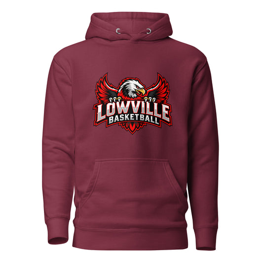 Performance | Hoodie | Lowville Girls Basketball | Emblem Logo