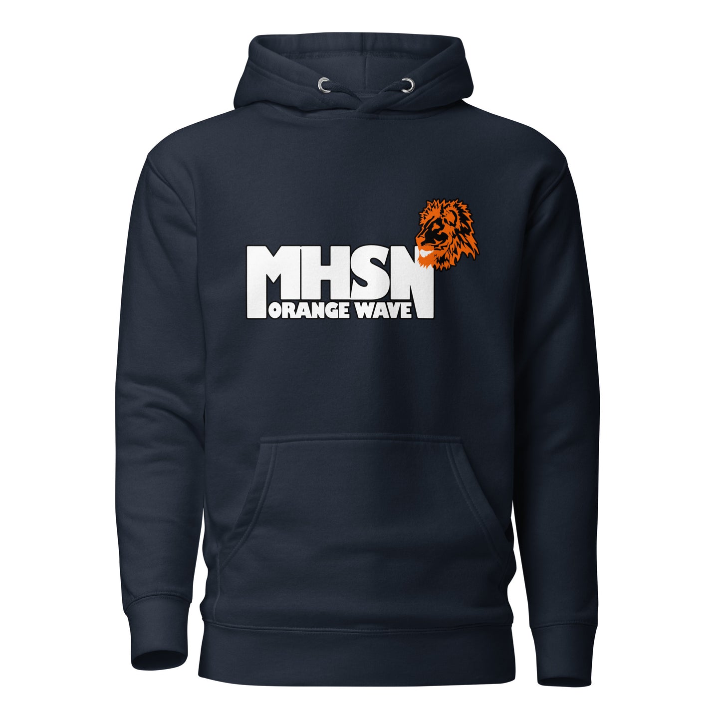 Performance | Hoodie | Orange Wave Marching Band | Crest Logo