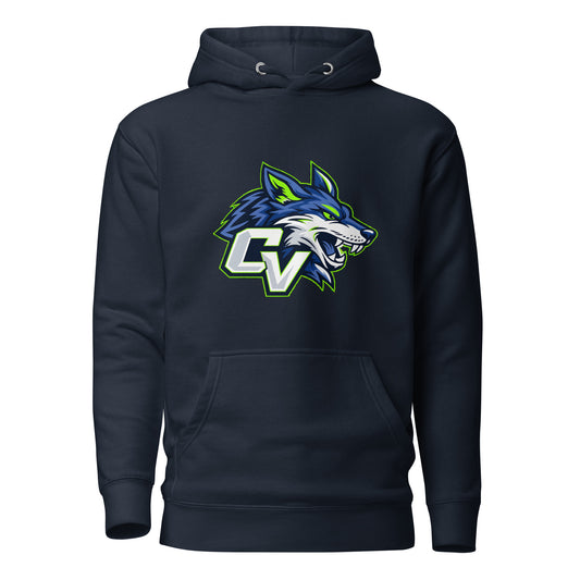 Performance | Hoodie | Cumberland Valley Coyotes Football | Crest Logo