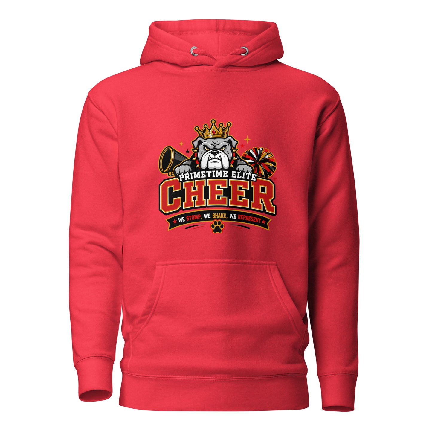Performance | Hoodie | PTE Bulldog Cheer | Crest Logo