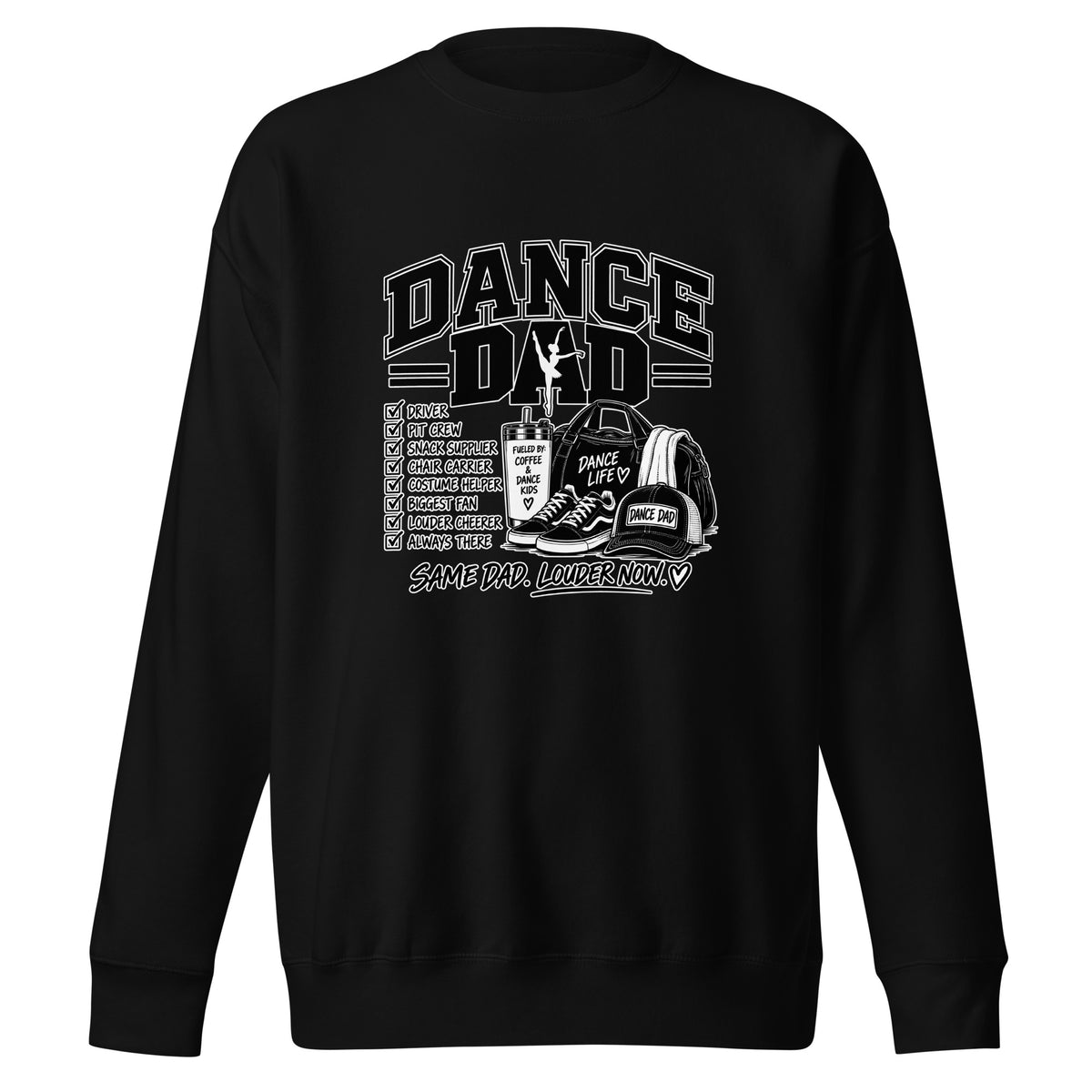 Performance | Crewneck | Dance Life | Dad Crest Logo