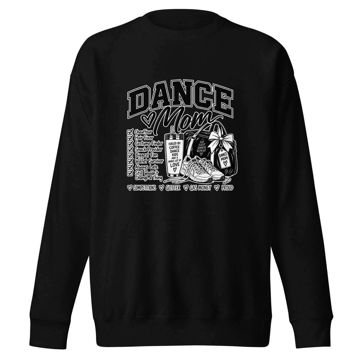 Performance | Crewneck | Dance Life | Mom Crest Logo