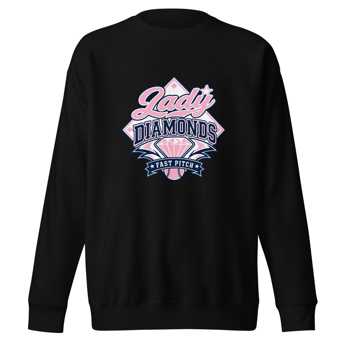 Performance | Crewneck | Lady Diamonds | Emblem Logo