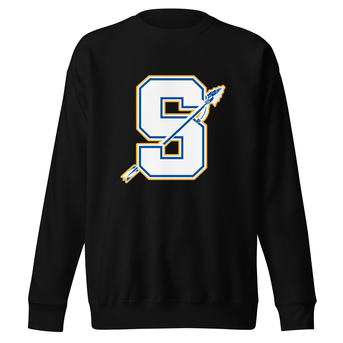 Performance | Crewneck | Senatobia Warriors Baseball | Crest Logo