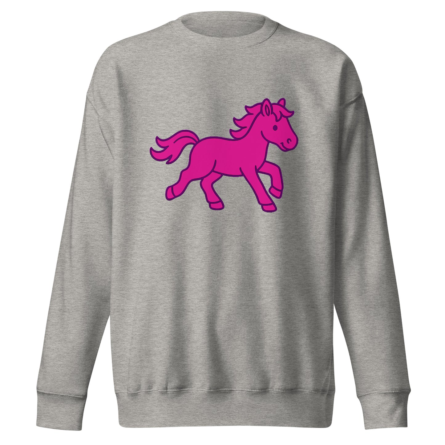 Performance | Crewneck | Pink Pony Athletic Club | Mascot Logo