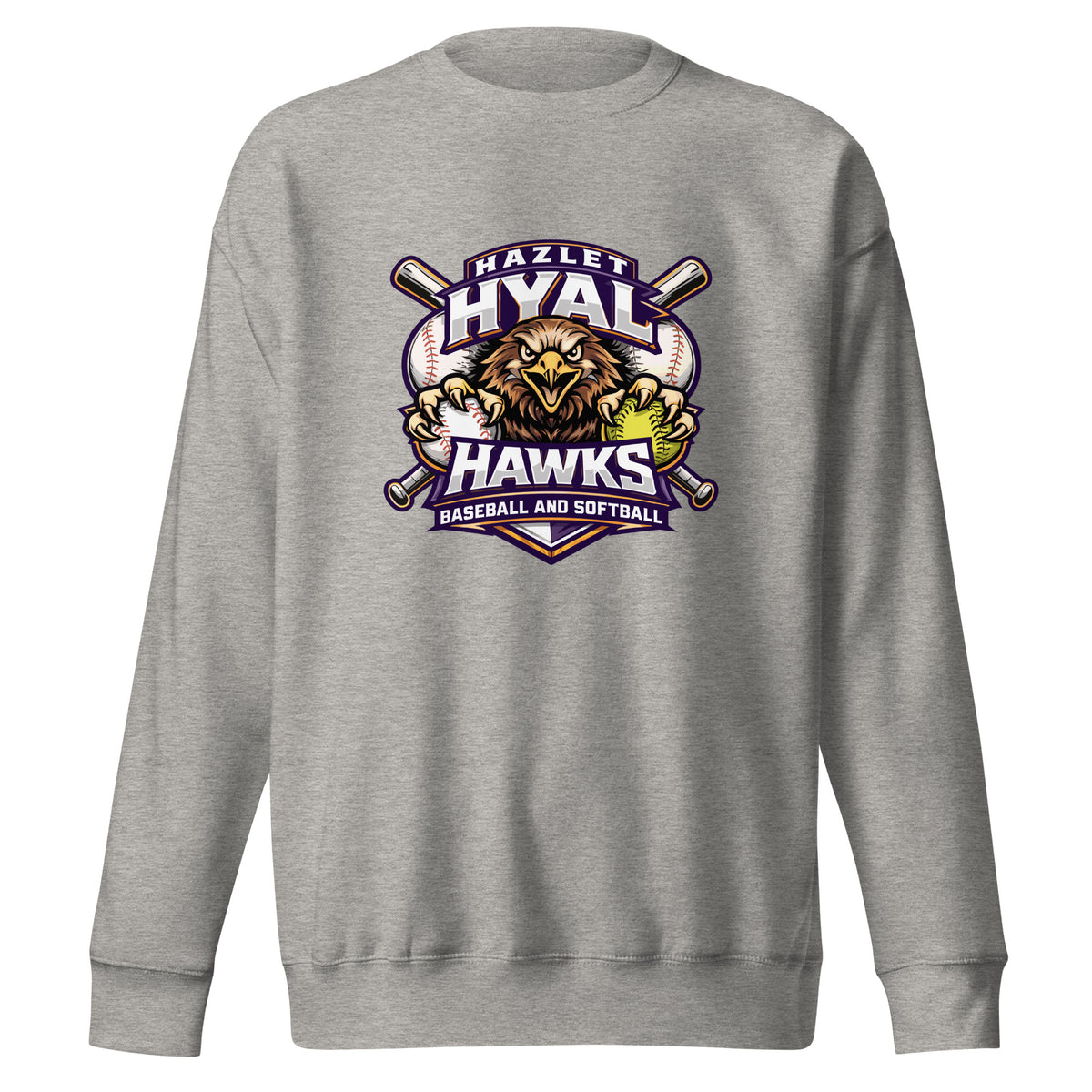 Performance | Crewneck | HYAL Hawks | Emblem Logo