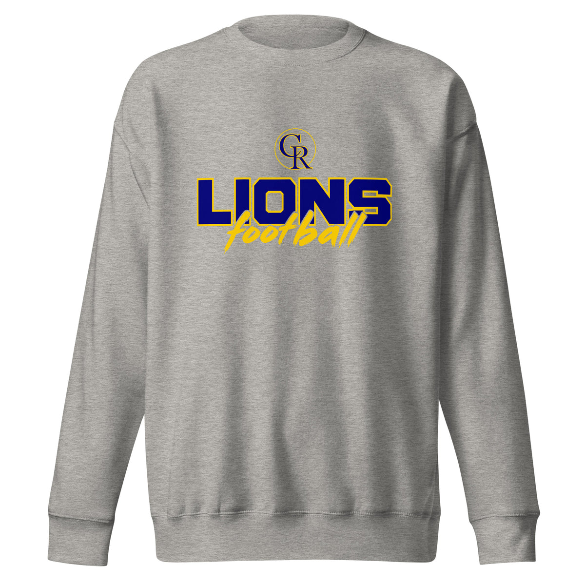 Performance | Crewneck | Chestnut Ridge Lions Football | Vanguard Logo