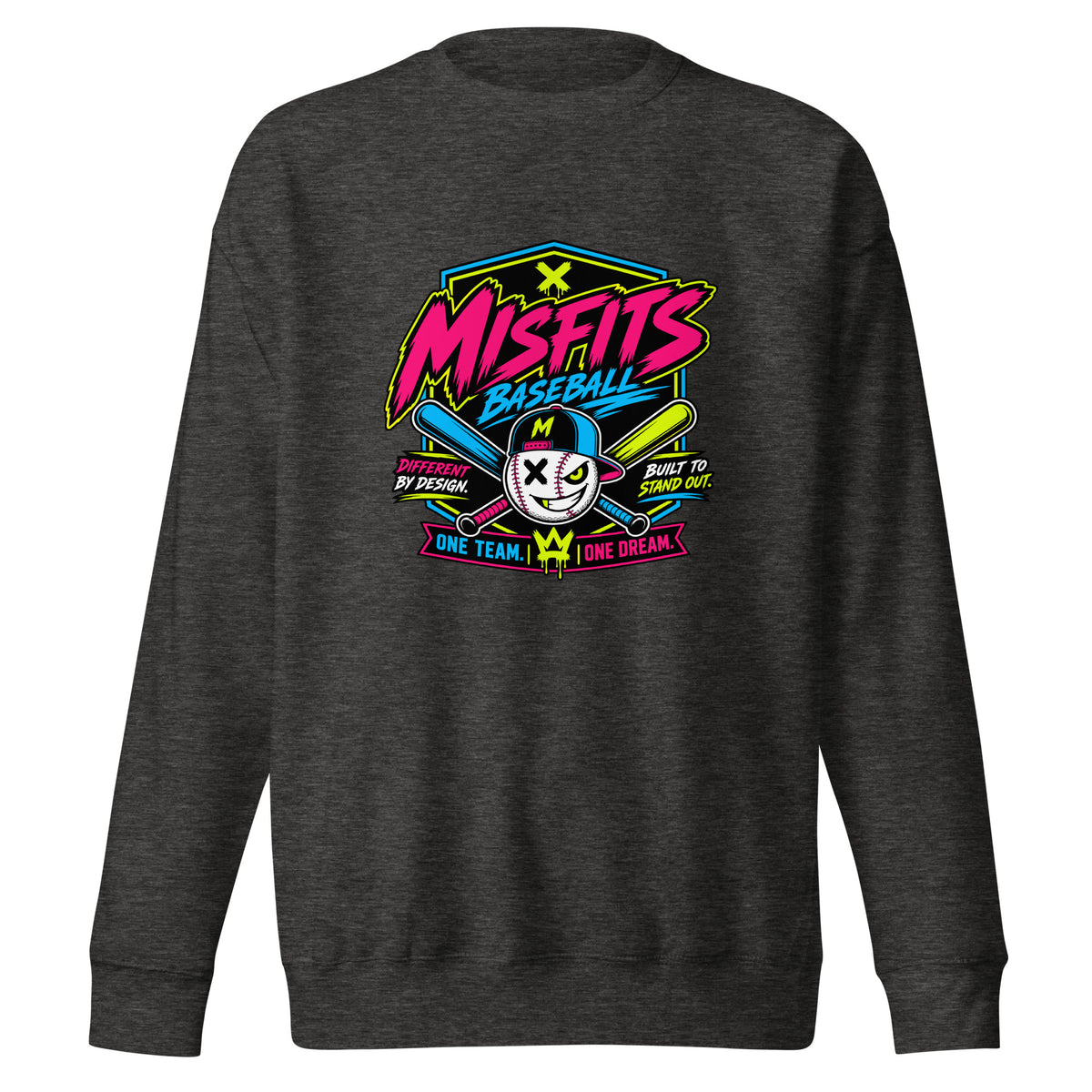 Performance | Crewneck | Misfits Baseball | Valor Logo