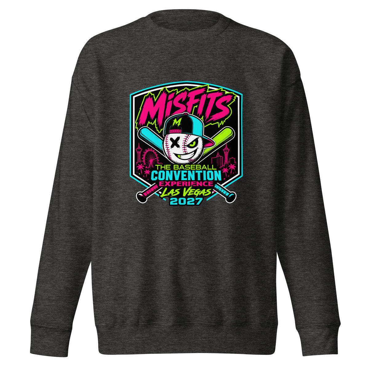 Performance | Crewneck | Misfits Baseball | Shield Logo