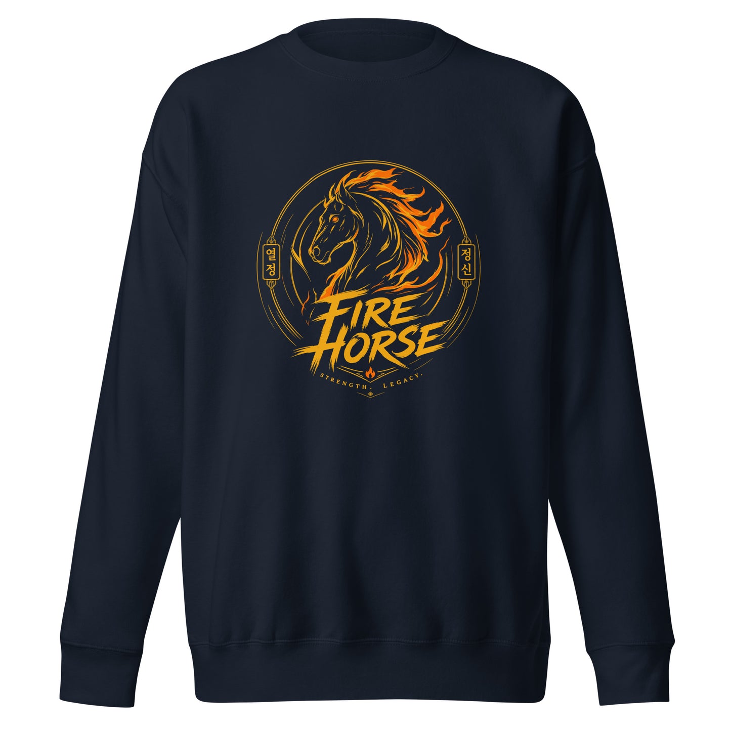 Performance | Crewneck | Fire Horse Masters | Vanguard Logo