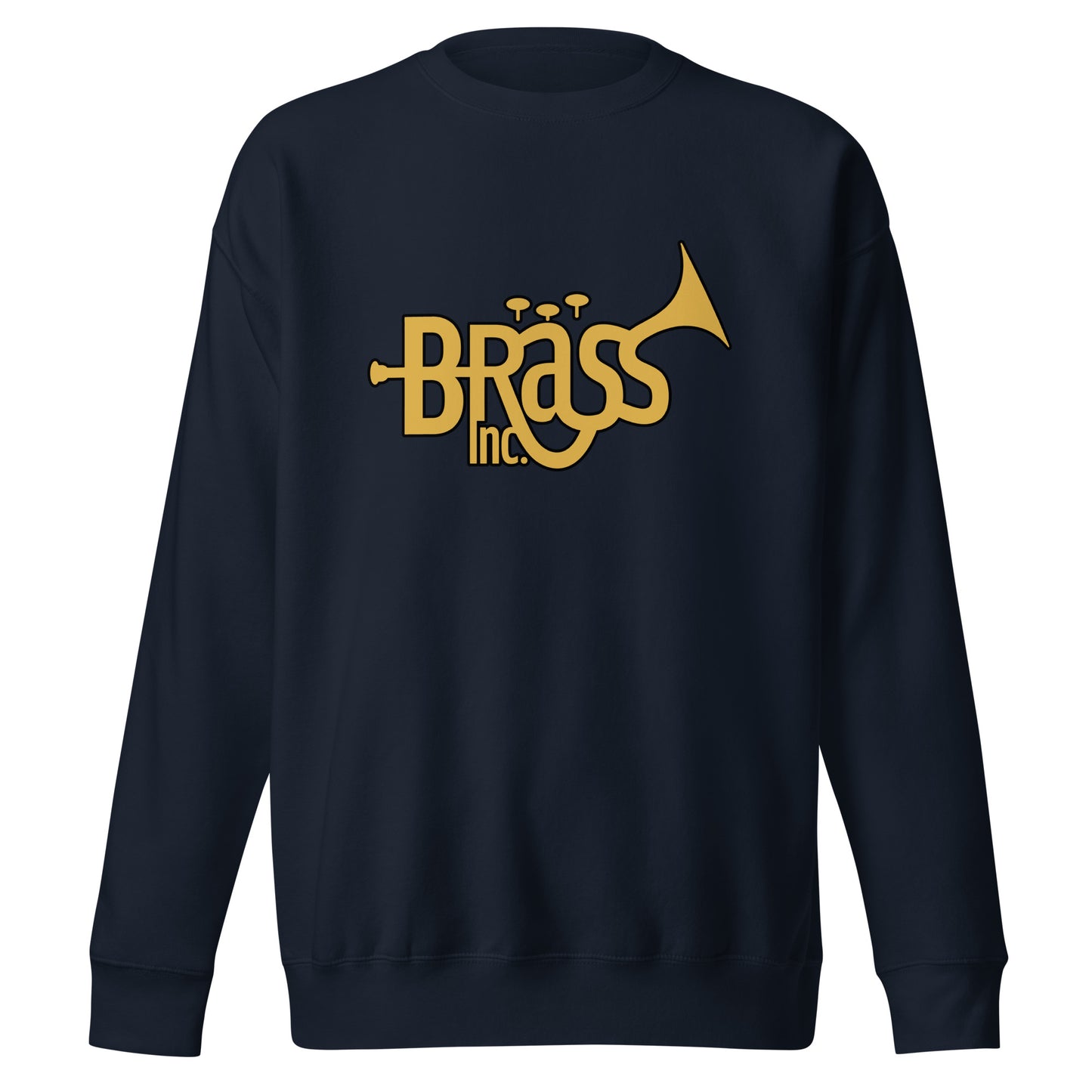 Performance | Crewneck | Brass Inc. | Emblem Logo