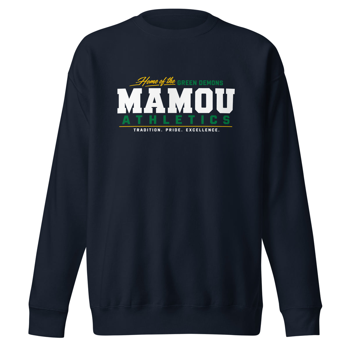 Performance | Crewneck | Mamou High School | Modern Script Logo