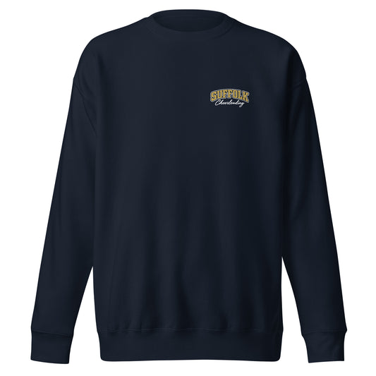 Performance | Crewneck | Suffolk University Cheerleading | Valor Logo