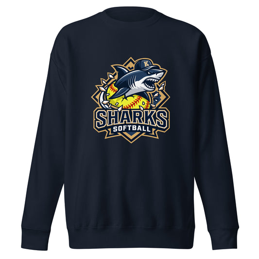 Performance | Crewneck | Sharks Diamond Sports | Crest Logo