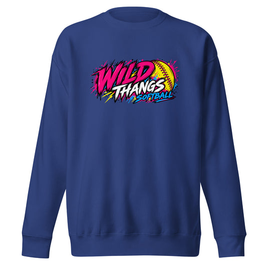 Performance | Crewneck | Wild Thangs | Ironclad Fastpitch Logo