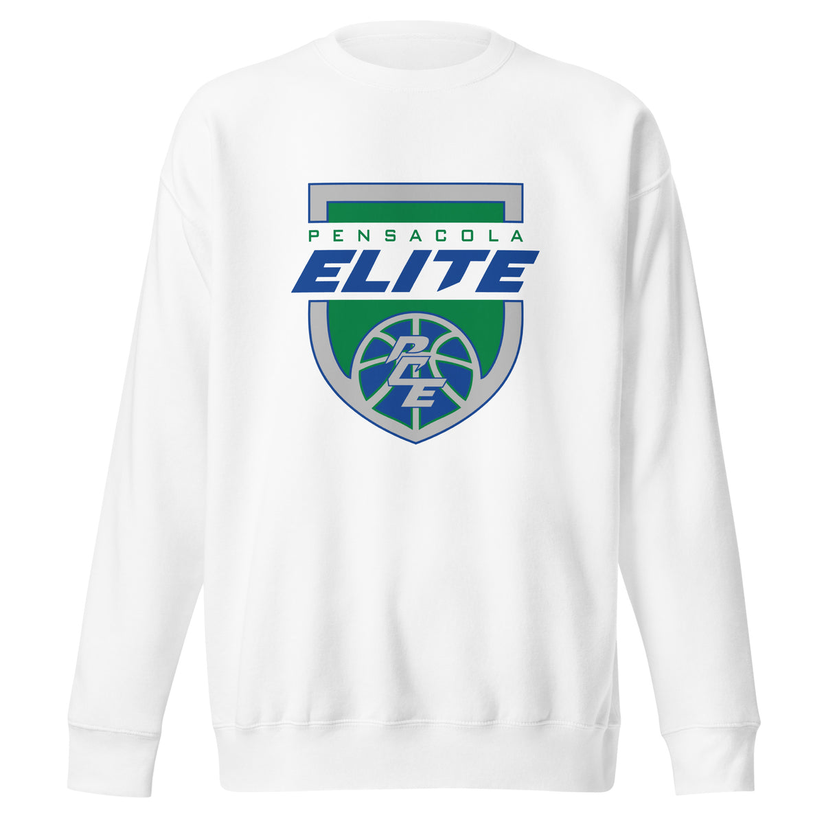 Performance | Crewneck | Pensacola Elite Inc. | Shield Logo