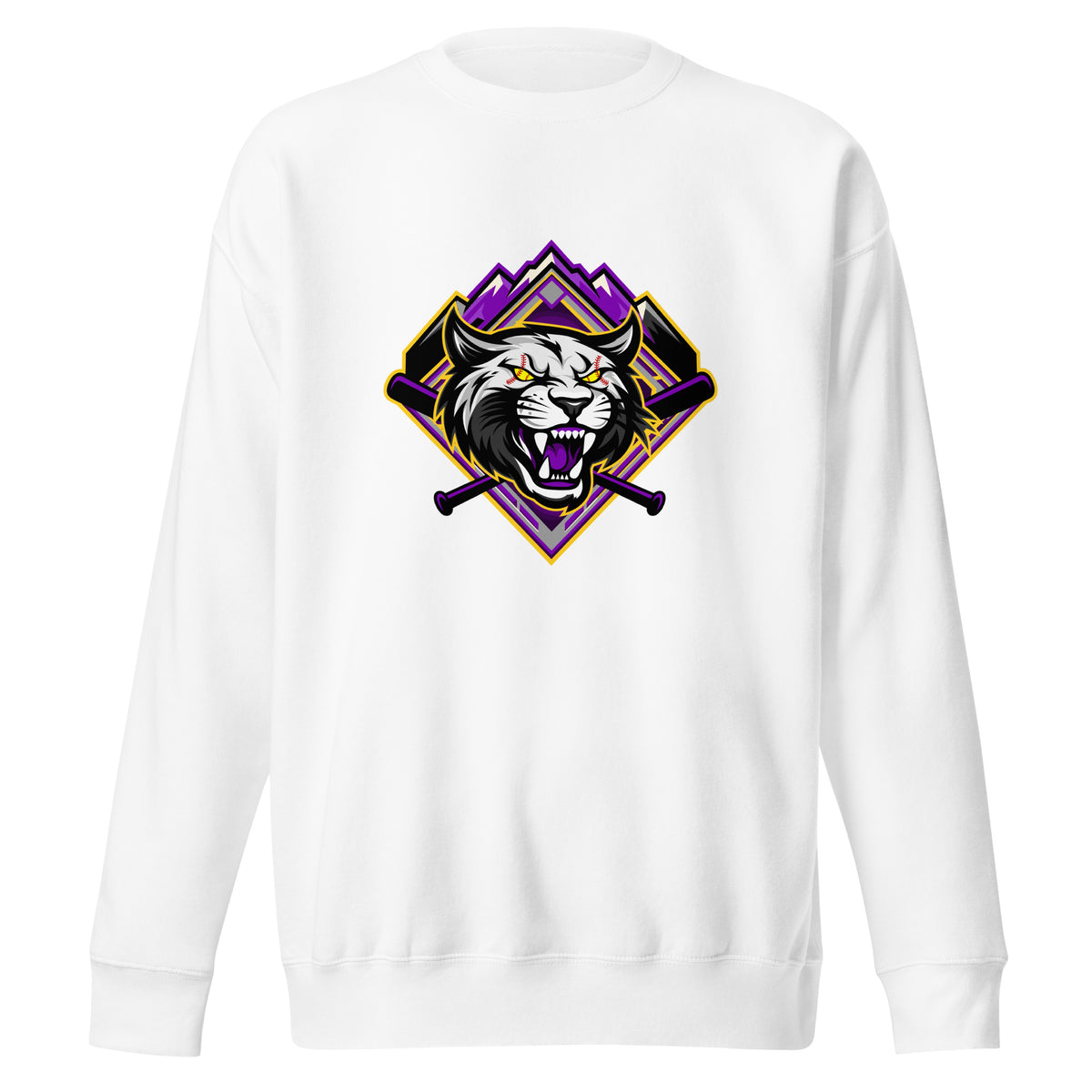 Performance | Crewneck | Wildcats Softball | Crest Logo