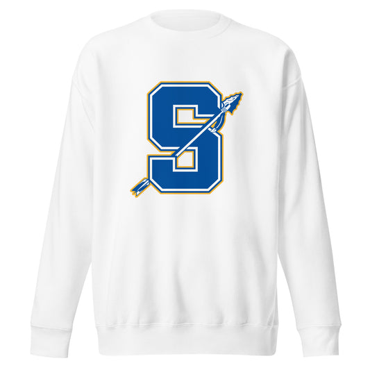 Performance | Crewneck | Senatobia Warriors Baseball | Lettermark Logo