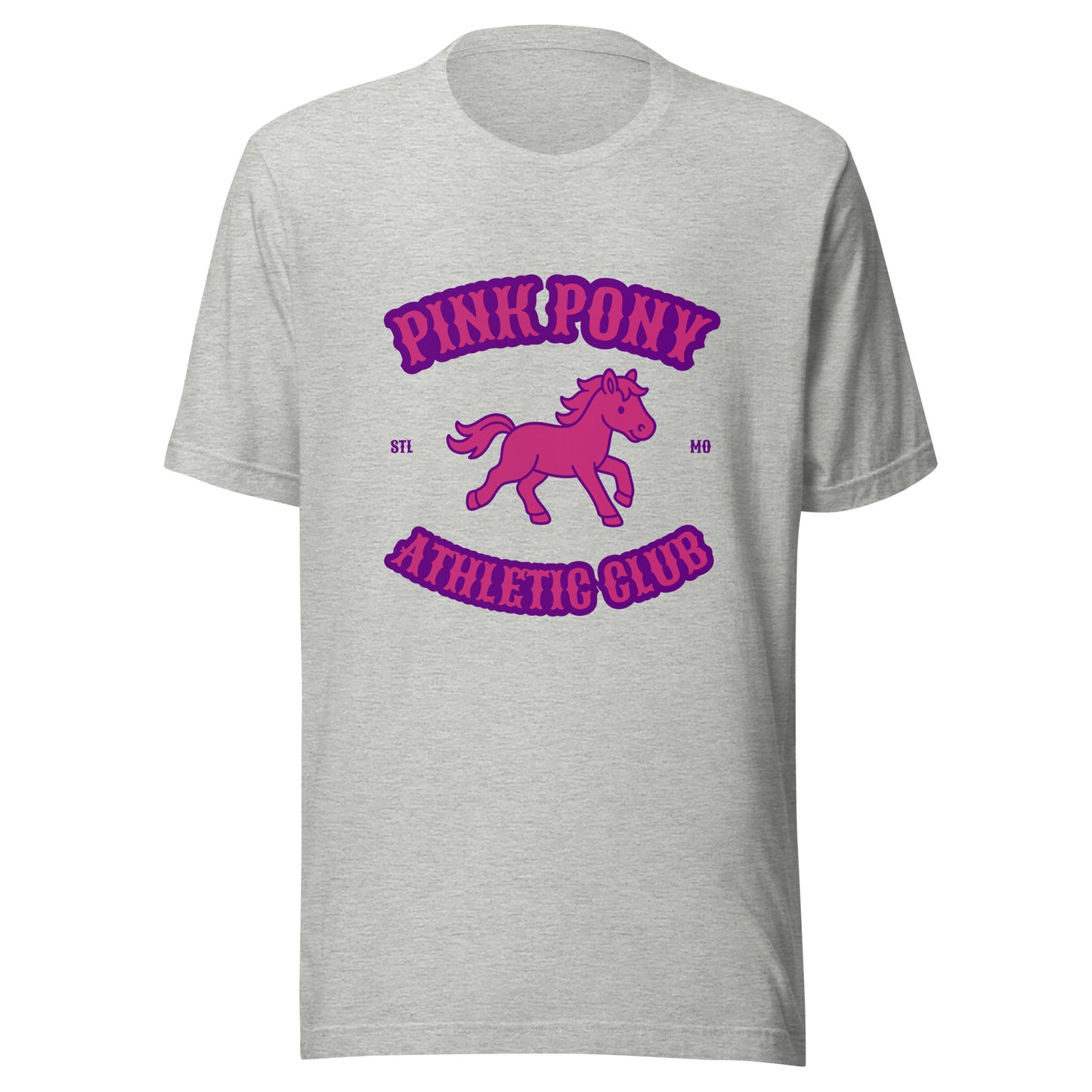 Performance | T-Shirt | Pink Pony Athletic Club | Crest Logo