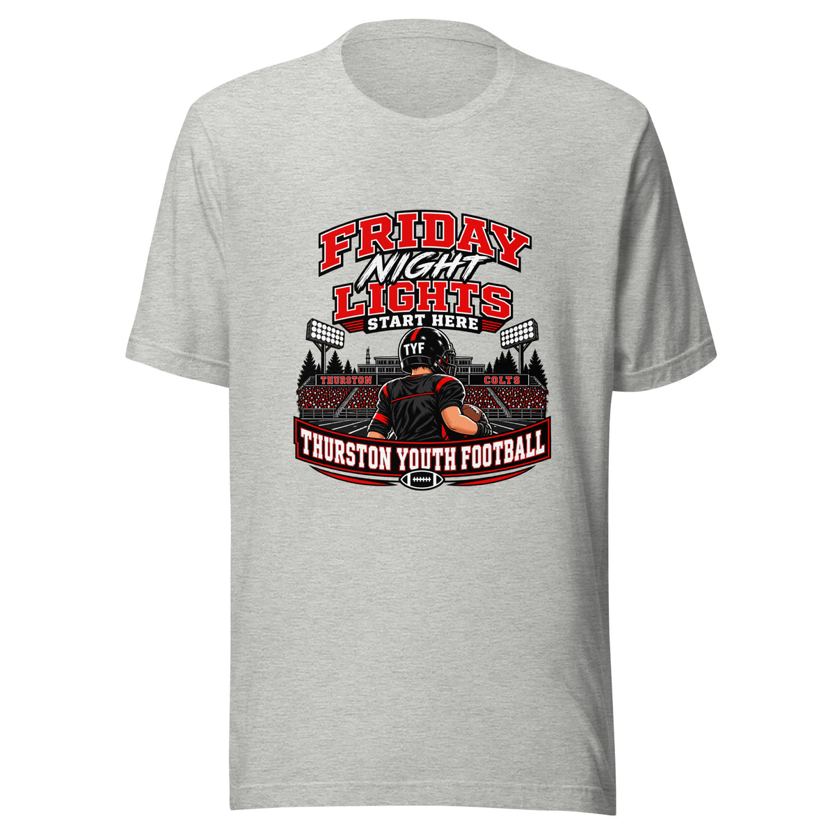 Performance | T-Shirt | Thurston Youth Football | Vanguard Logo