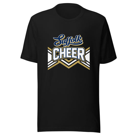 Performance | T-Shirt | Suffolk University Cheerleading | Vanguard Logo