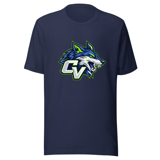 Performance | T-Shirt | Cumberland Valley Coyotes Football | Crest Logo