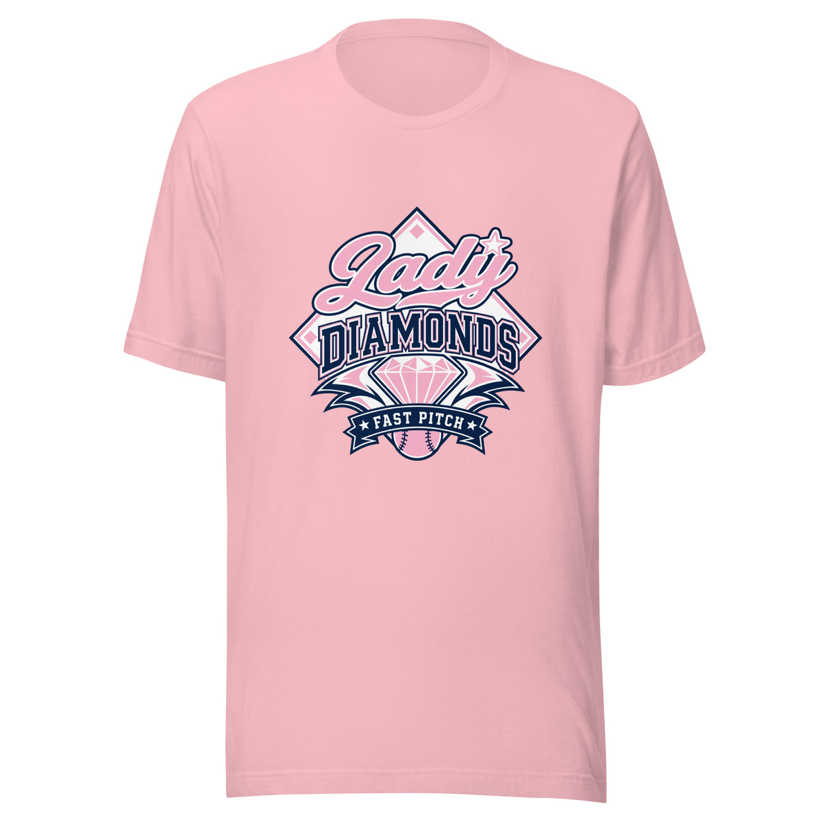 Performance | T-Shirt | Lady Diamonds | Emblem Logo
