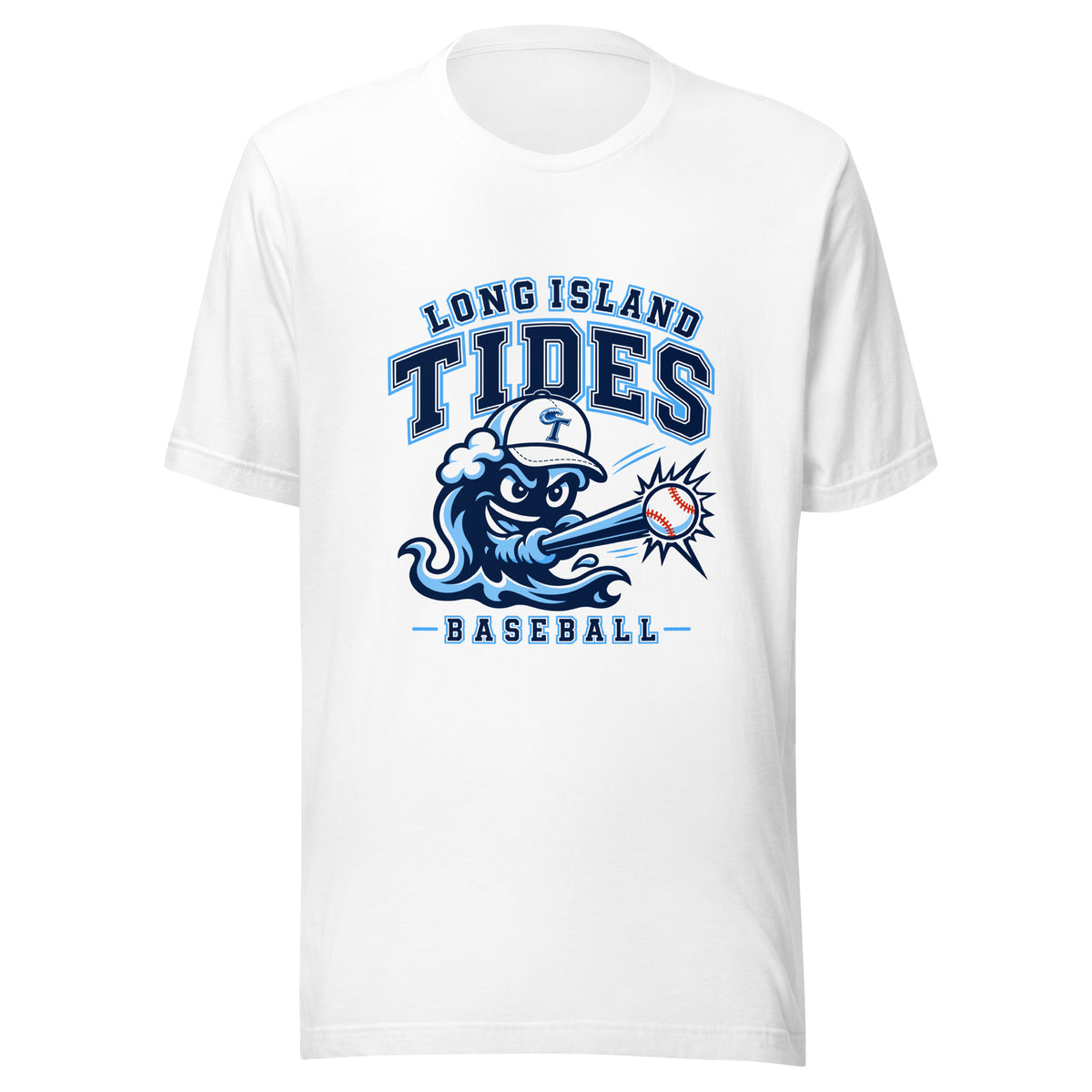 Performance | T-Shirt | Long Island Tides Baseball | Valor Logo