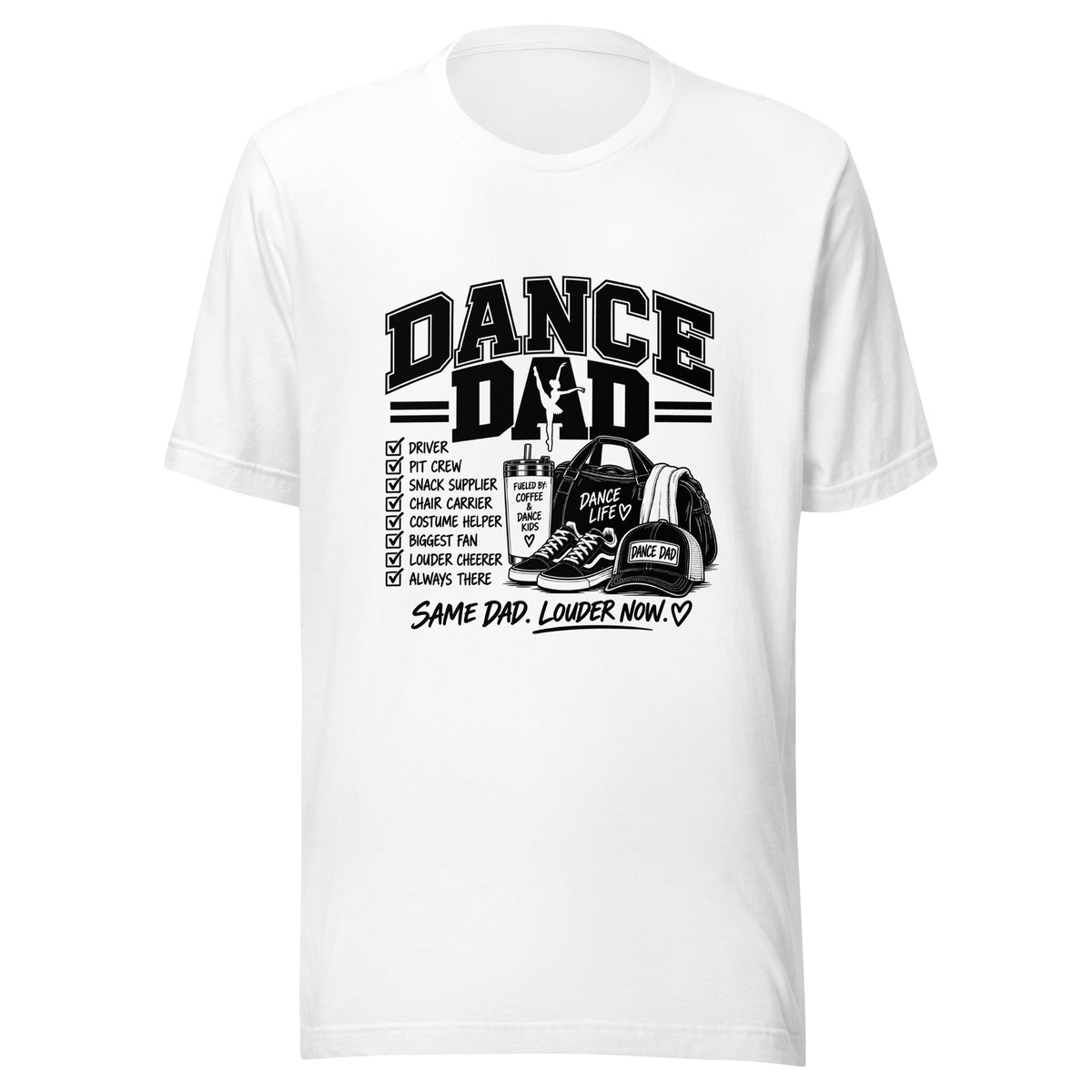 Performance | T-Shirt | Dance Life | Dad Crest Logo