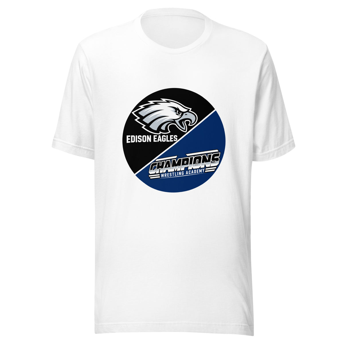Performance | T-Shirt | Edison Eagles/CWA Wrestling | Badge Logo