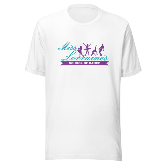 Performance | T-Shirt | Miss Lorraine’s School of Dance | Crest Logo