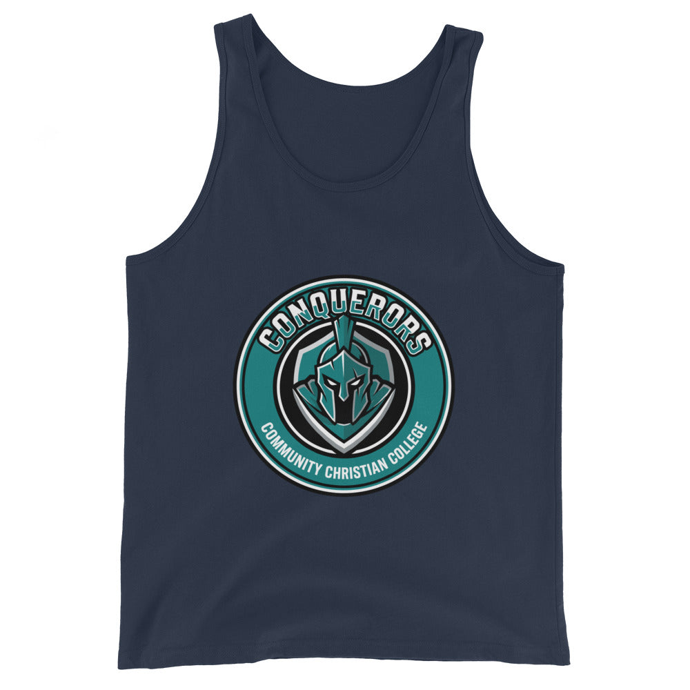 Performance | Tank Top | Community Christian College | Badge Logo