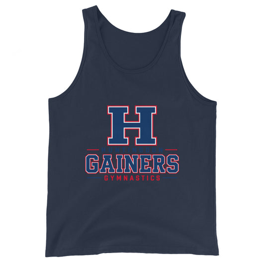 Performance | Tank Top | HCC Gymnastics | Gainers Emblem Logo