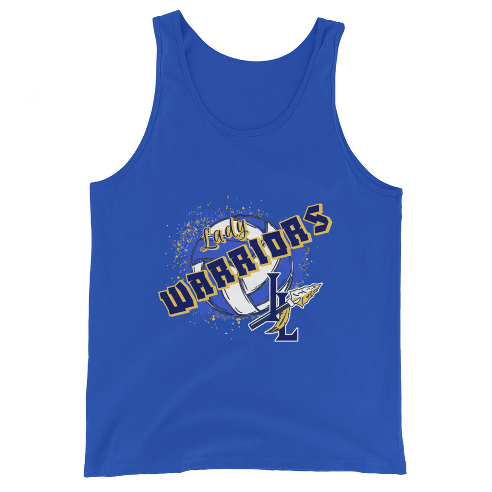 Performance | Tank Top | Indian Land Middle School Volleyball | Vanguard Warriors Logo