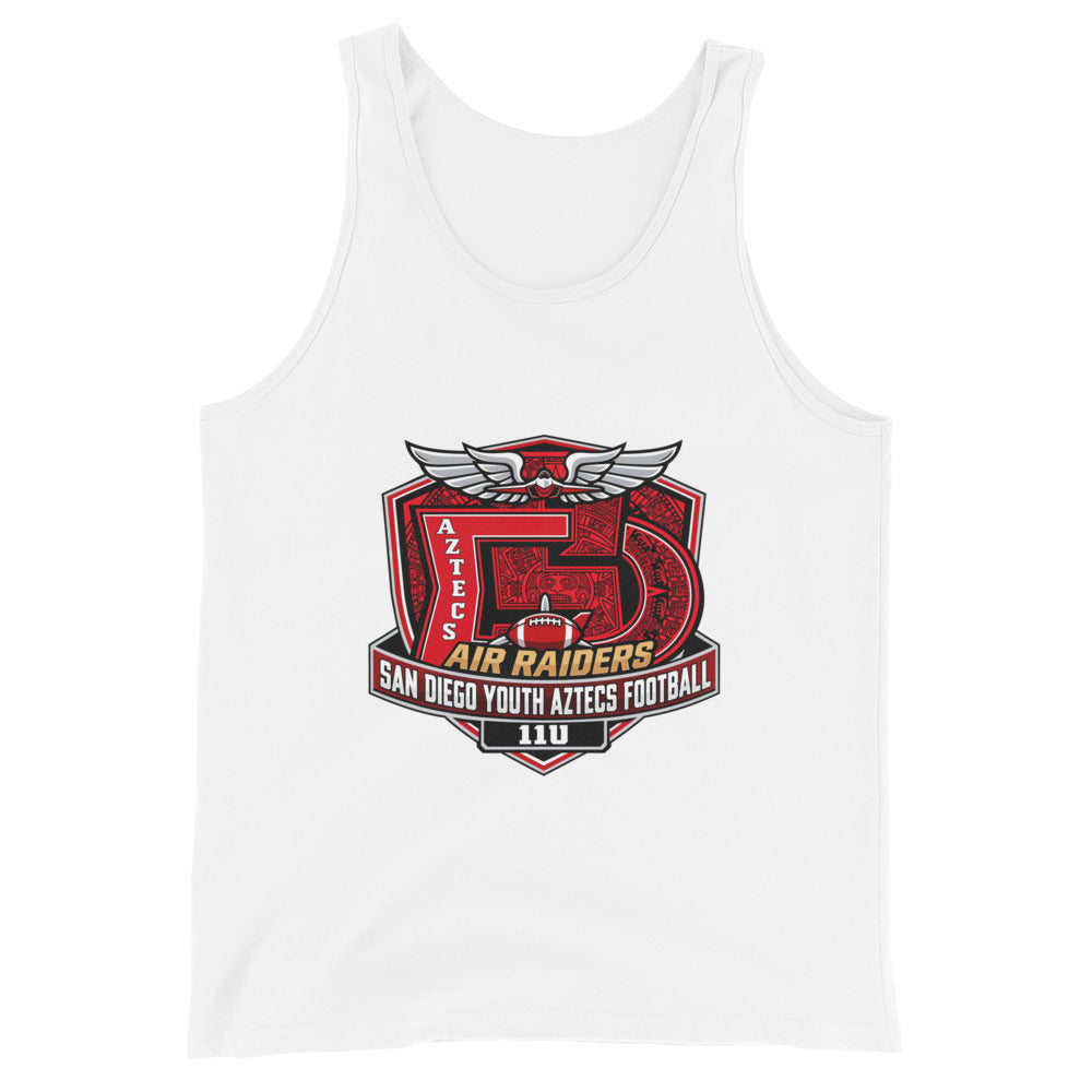 Performance | Tank Top | San Diego Youth Aztecs Football 11u Air Raiders | Shield Logo