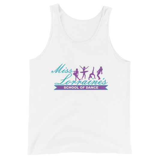 Performance | Tank Top | Miss Lorraine’s School of Dance | Crest Logo