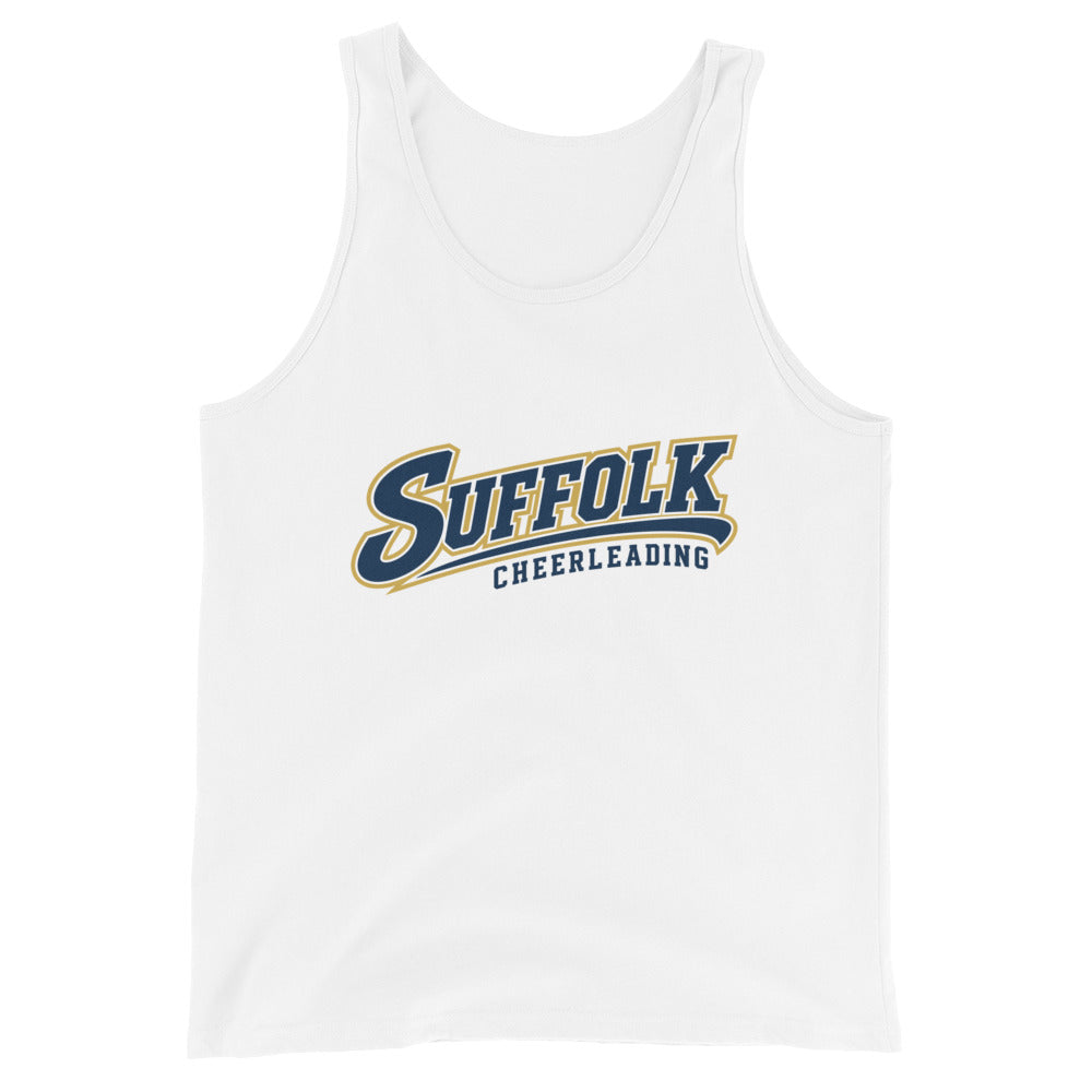 Performance | Tank Top | Suffolk University Cheerleading | Athletics Logo