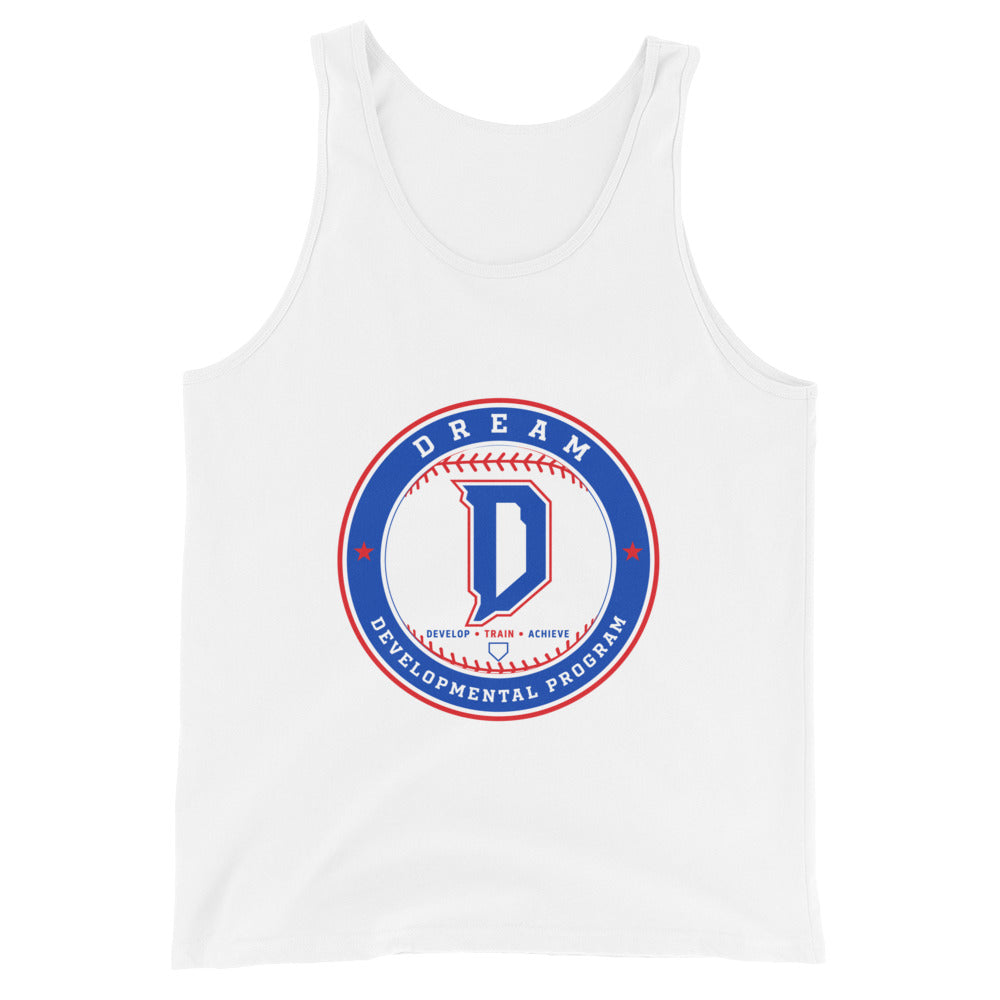 Performance | Tank Top | Dream Developmental Program | Badge Logo