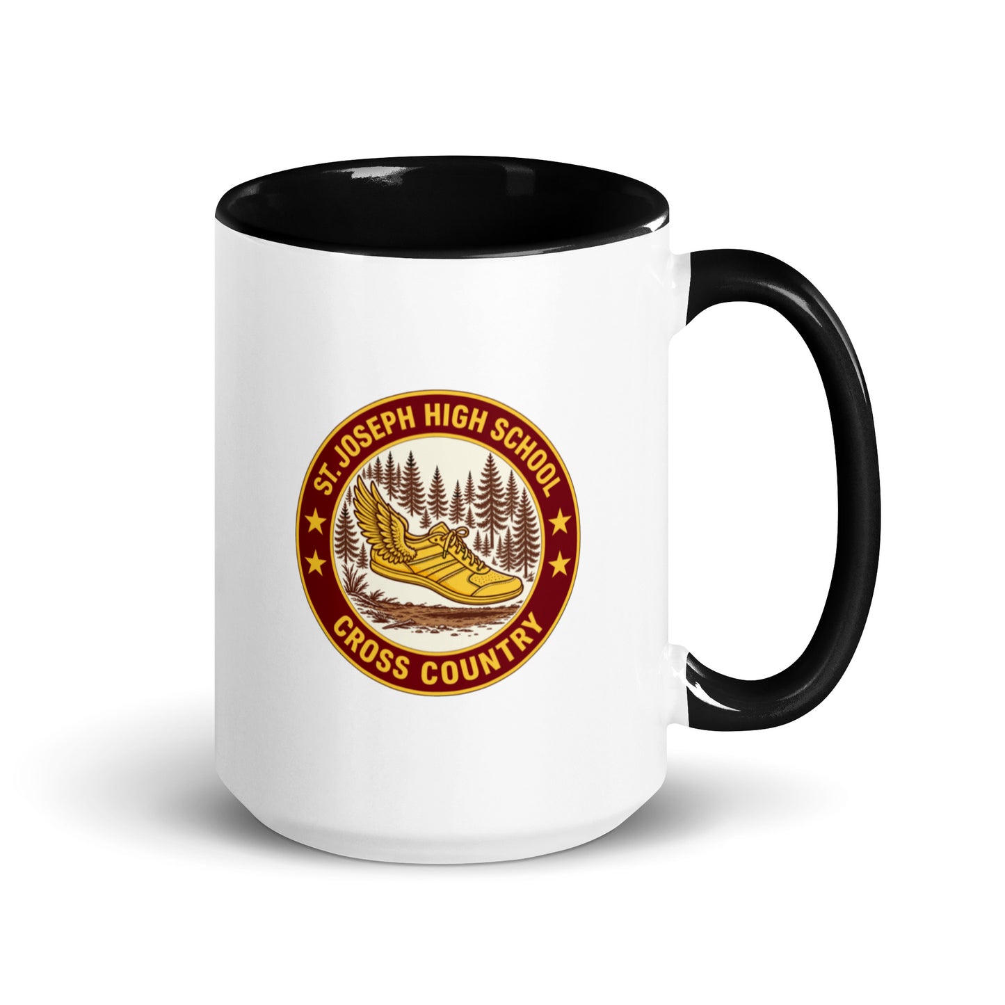 Coffee Mug | St. Joseph High School - Cross Country | Badge Logo