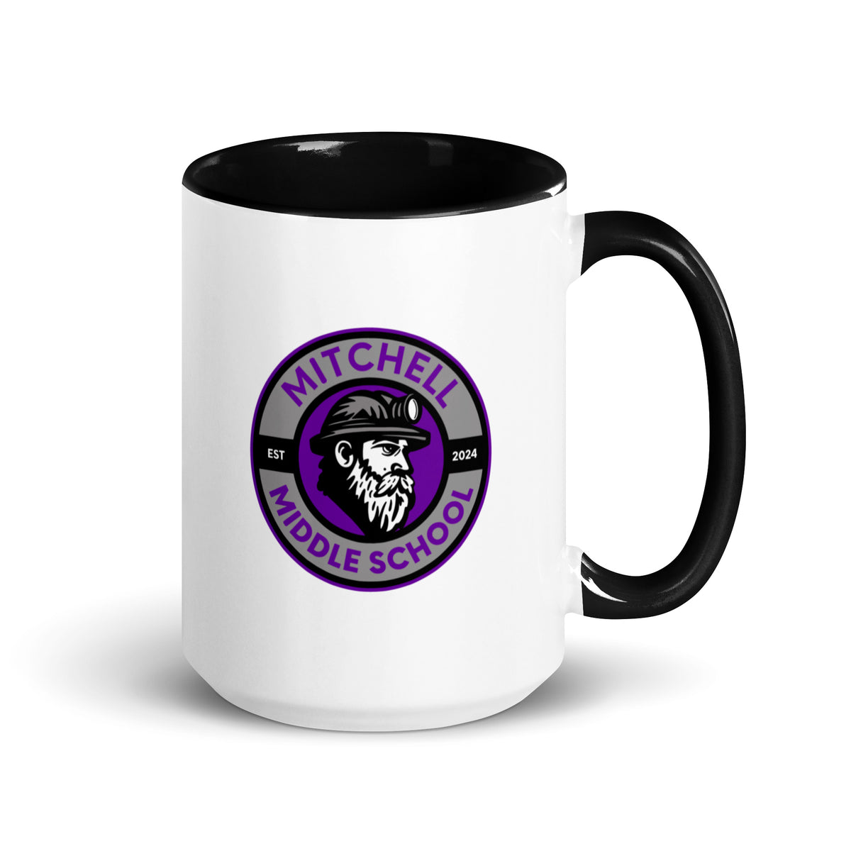 Coffee Mug | Mitchell Middle School Softball | Badge Logo
