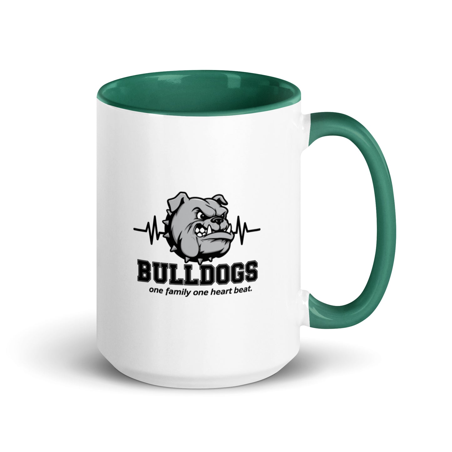 Coffee Mug | Celina Recreational Football Black | Bulldogs Crest Logo