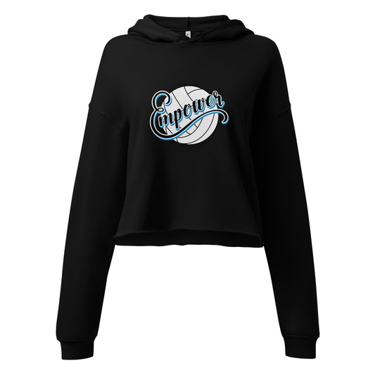 Performance | Cropped Hoodie | Empower Volleyball Club | Emblem Logo
