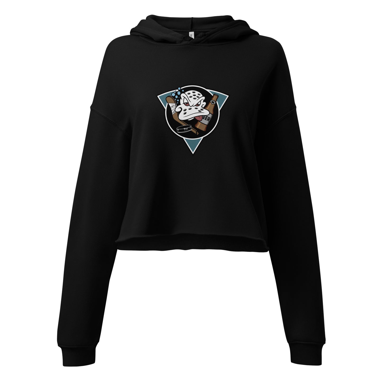 Performance | Cropped Hoodie | Mighty Drunks | Crest Logo