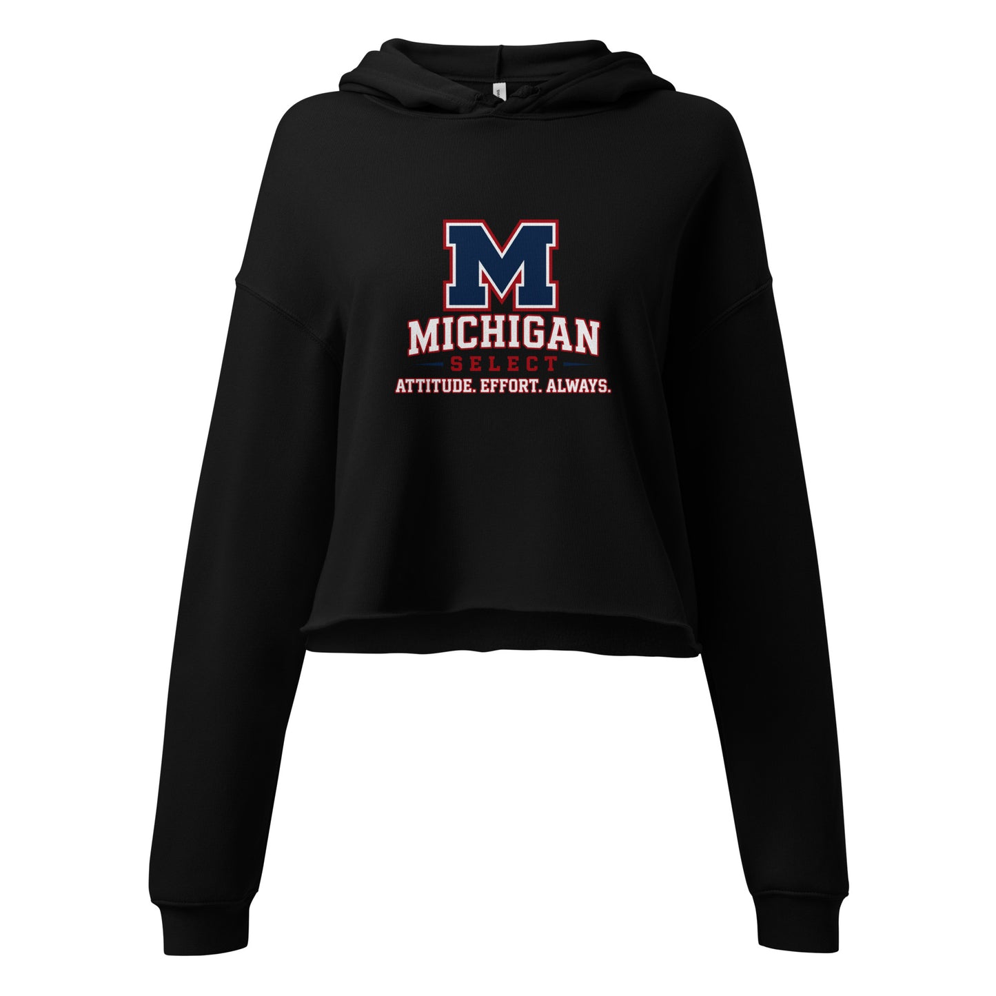 Performance | Cropped Hoodie | Michigan Select Baseball | Crest Logo