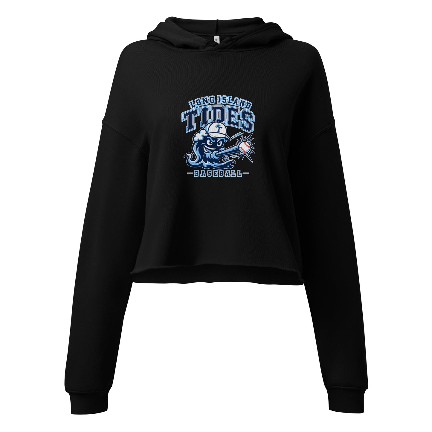 Performance | Cropped Hoodie | Long Island Tides Baseball | Valor Logo