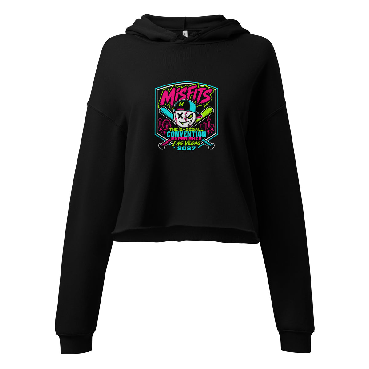 Performance | Cropped Hoodie | Misfits Baseball | Shield Logo