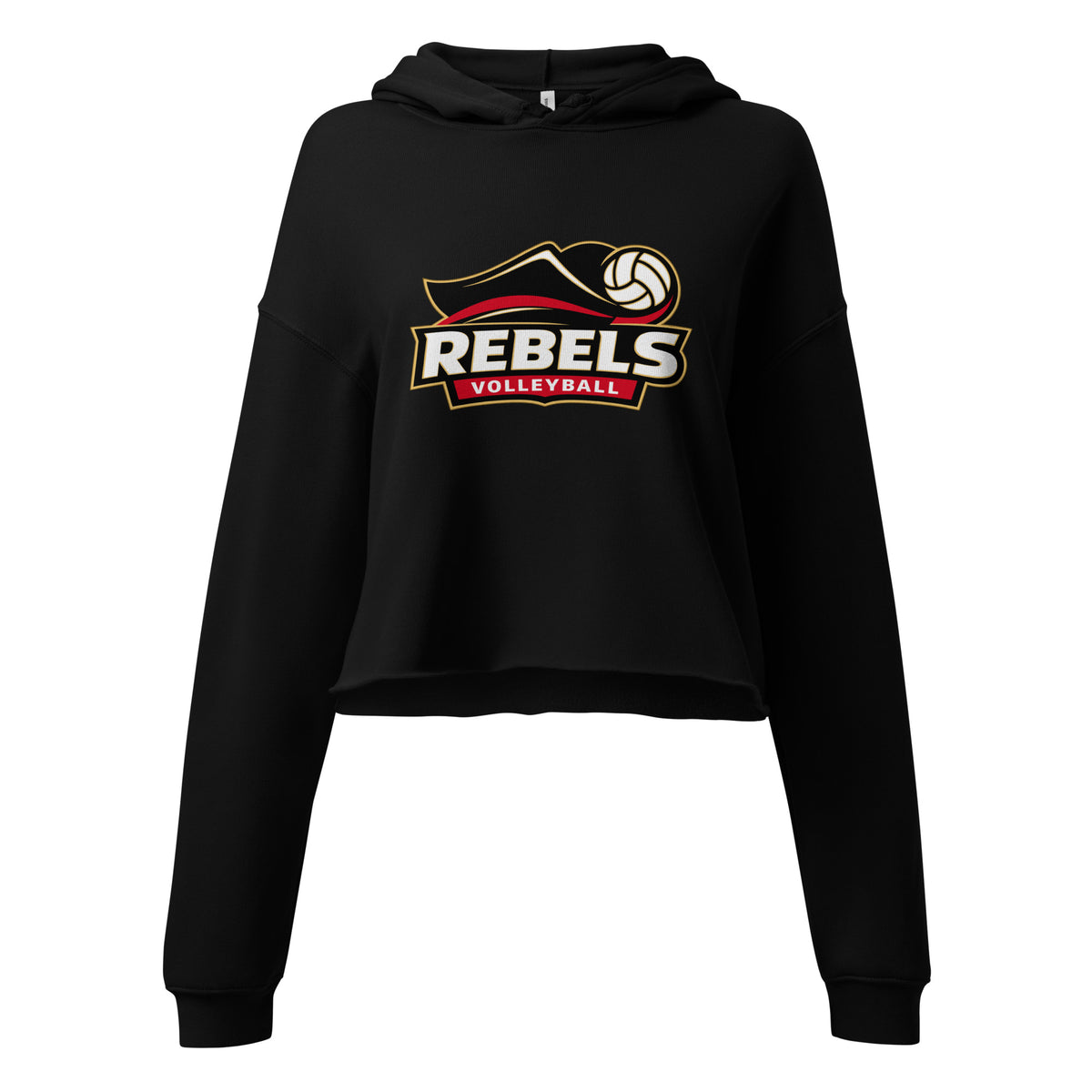 Performance | Cropped Hoodie | Rebels Volleyball Club | Crest Logo