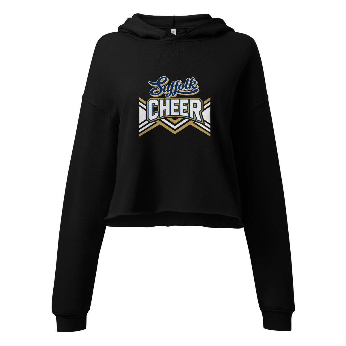 Performance | Cropped Hoodie | Suffolk University Cheerleading | Vanguard Logo